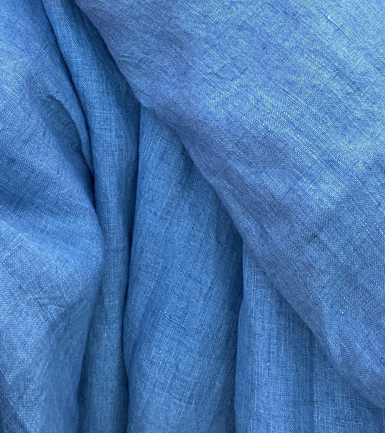 *NEW* Barrel Leg Linen Trousers in sky blue linen