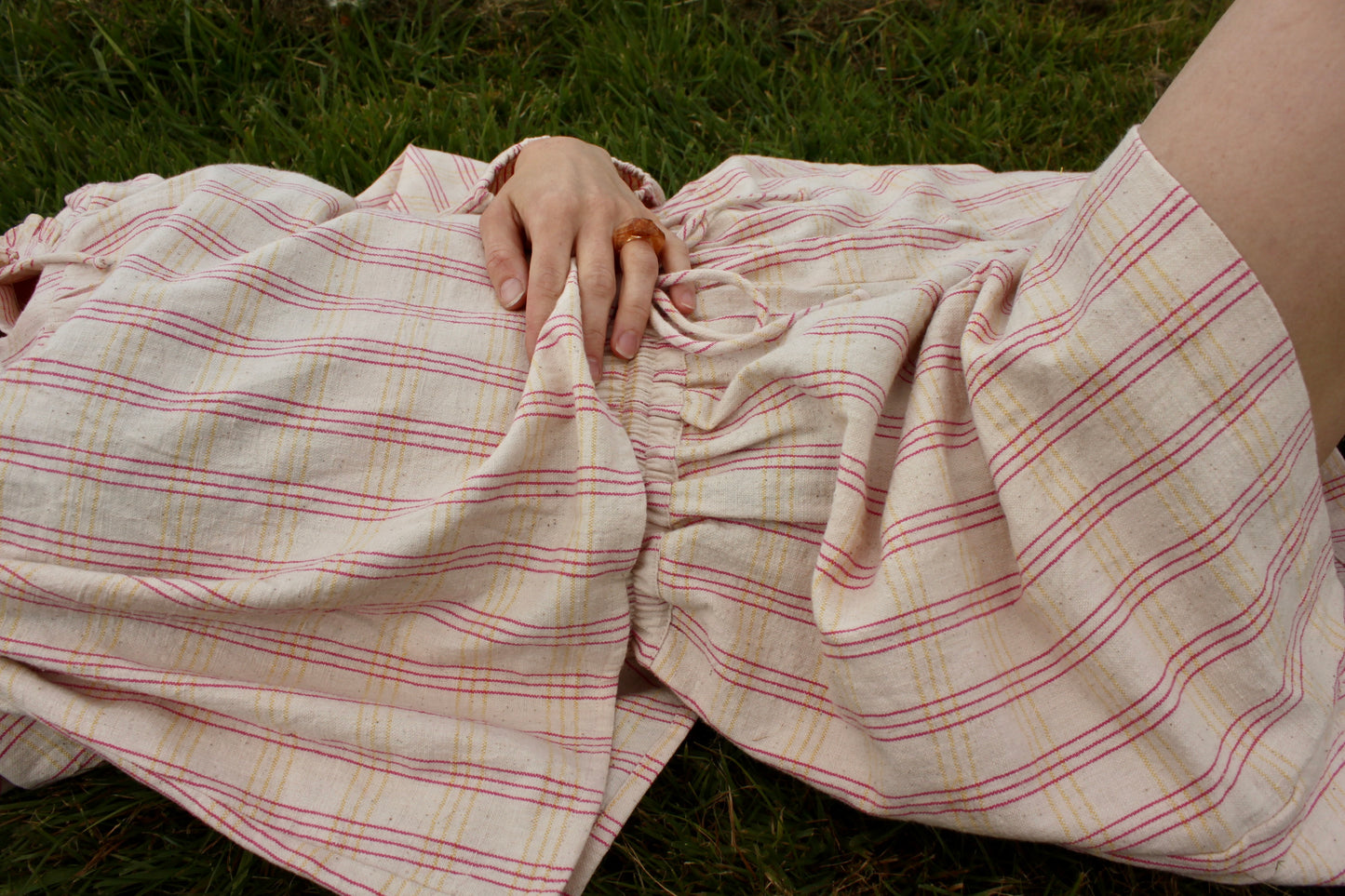 Luchia Shorts (pink over yellow)
