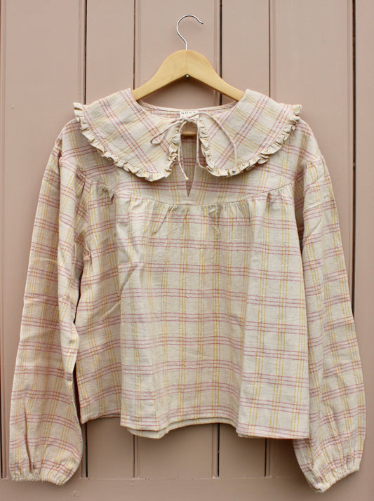 Luchia Smock (yellow over pink)