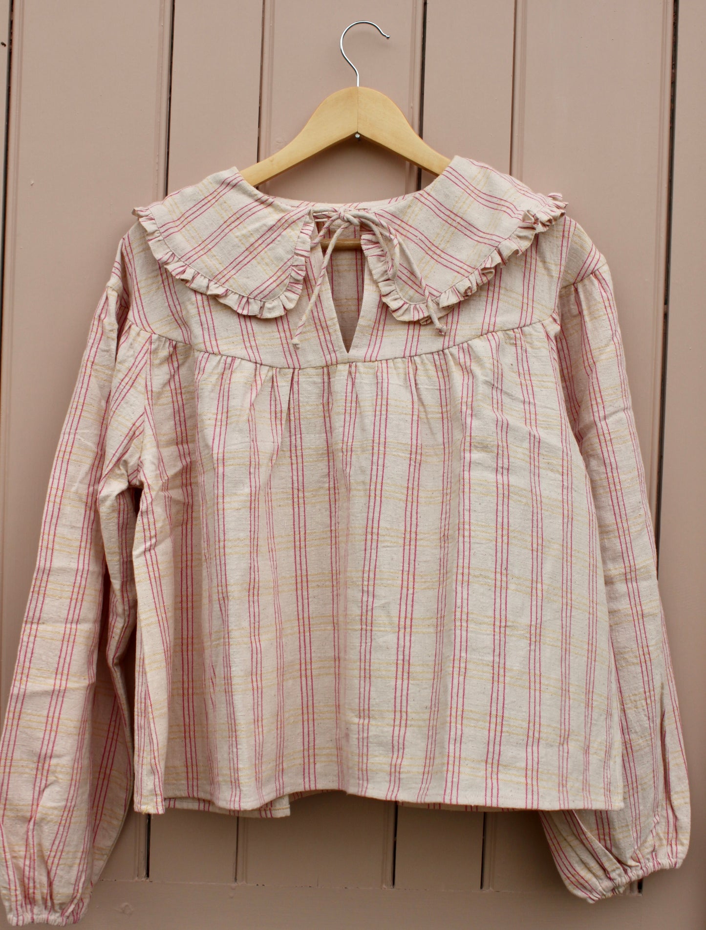 Luchia Smock (pink over yellow)