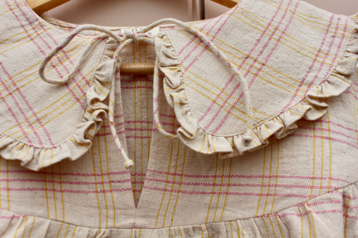 Luchia Smock (yellow over pink)